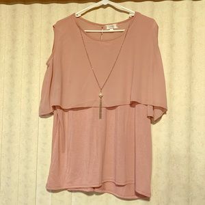 “Shannon Ford New York” Sleeveless Pink Blouse